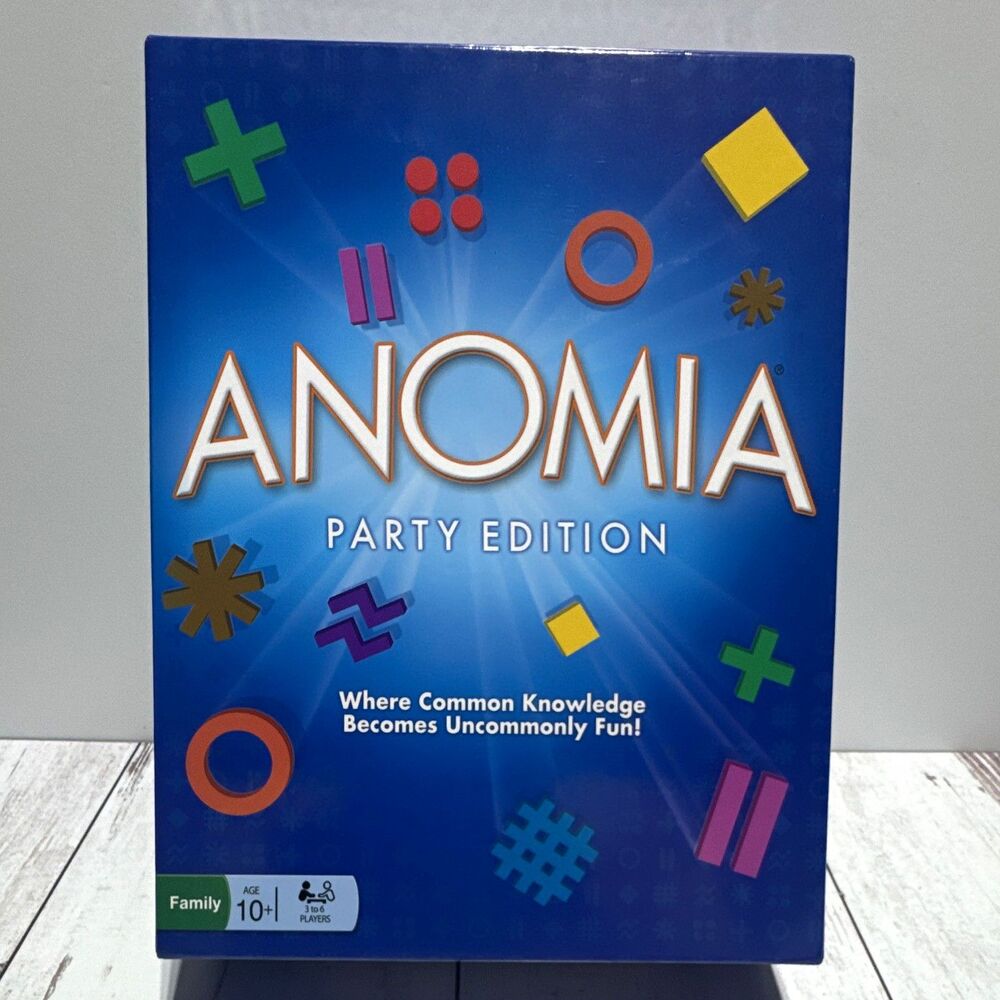 Anomia Press Anomia Party Edition Trivia Card Game 3-6P Ages 10+ Mensa